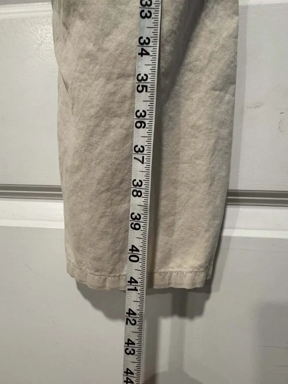 Johnnie-O Linen Blend Khaki Chino Pants 34x32 Preppy Golf Business Casual